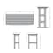 Highwood Usa Lehigh 3pc Bar Height Outdoor Patio Furniture Balcony Set AD-KITBALC2-EUC - alternate 2